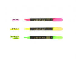 UNDERLINE 3 Colors set