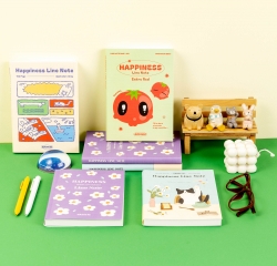 Happiness Line Notebook M