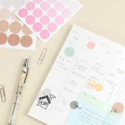 This and That Round Sticker Set