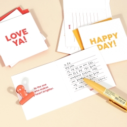 LoveRay Mini Thank You Card Set - Color My Dear