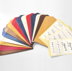Pearl paper length Envelope Random 15-piece set (With message sticker)