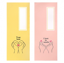 Hand heart folding screen Allowance Envelope