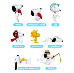 PEANUTS Random Cup Figure, Set of 16pcs