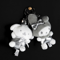 Sanrio Silver Heart Keychain 8cm 