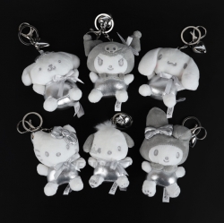 Sanrio Silver Heart Keychain 8cm 
