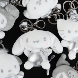 Sanrio Silver Heart Keychain 8cm 