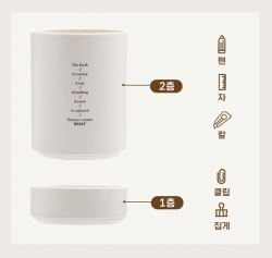 Two-tier detachable pencil flower pen flower pencil holder Pencil tool organizer Color pencil ballpo