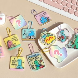 Part Timer Dragon Random Acrylic keyring,30pcs