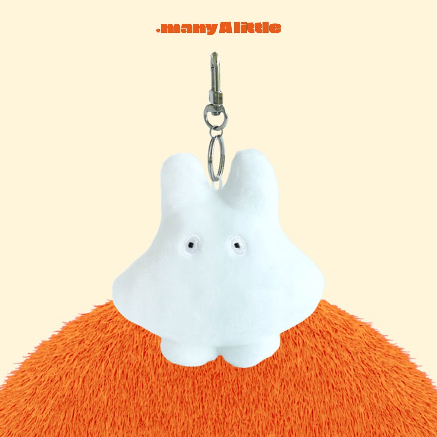 Ghost Miffy Keyring Doll 9cm