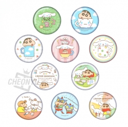 Shinchan x Cinnamoroll Random Badge