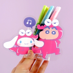 Shinchan x Cinnamoroll Acrylic Pen stand
