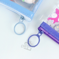 Shinchan x Cinnamoroll Transparent Slim Pouch