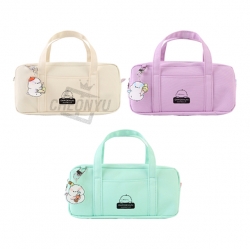 Long-tailed Tit Sturdy Handle Keyring Pencil Pouch, Random