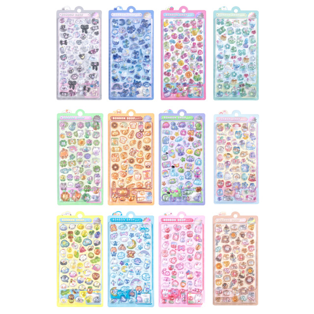 캡슐 엠보 스티커 (랜덤발송)