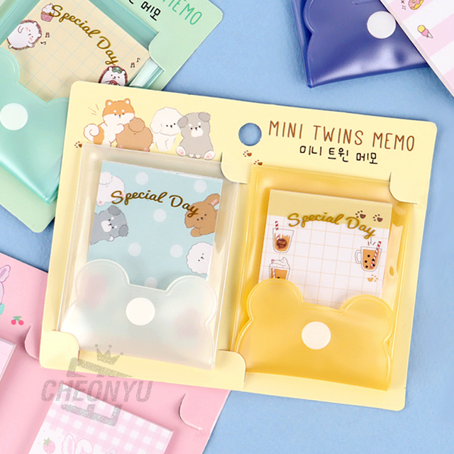 미니 트윈 메모 (랜덤발송)