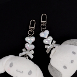 Sanrio Silver Heart Keychain 5cm 