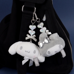 Sanrio Silver Heart Keychain 5cm 