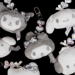 Sanrio Silver Heart Keychain 5cm 