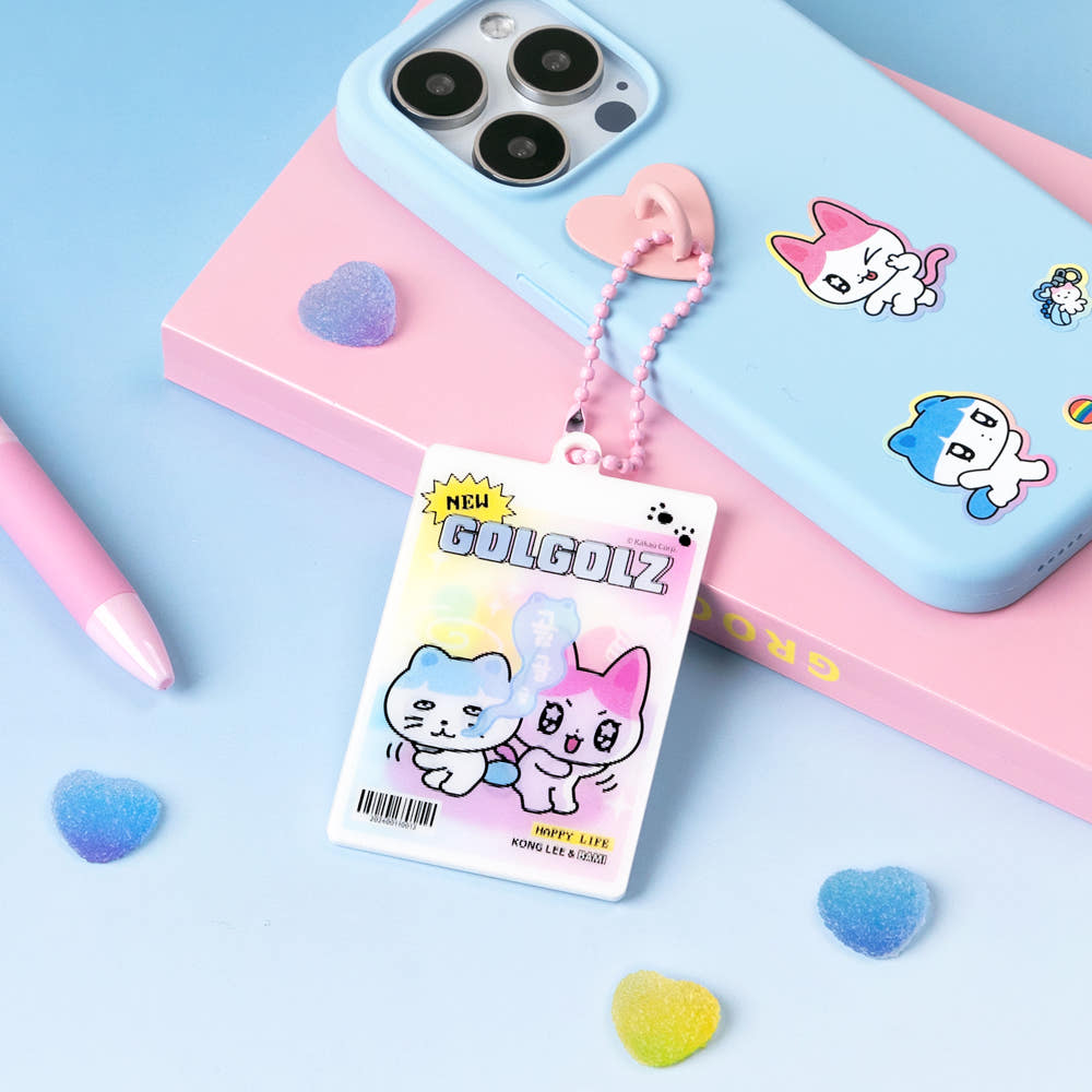 GOLGOLZ Lenticular Acrylic Keychain