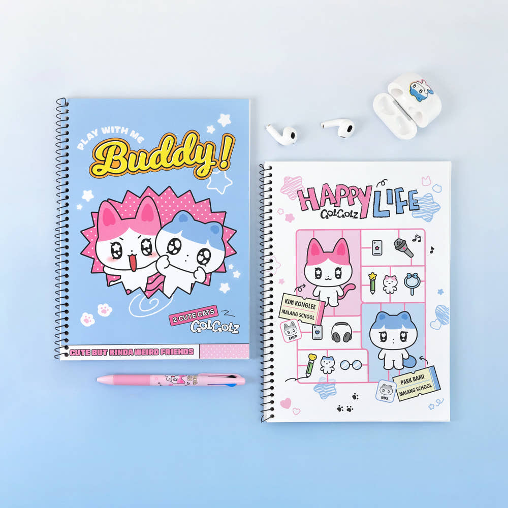 GOLGOLZ Spiral Practice Notebook