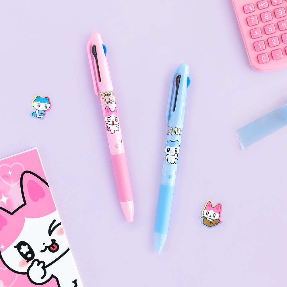 골골즈 3색 볼펜