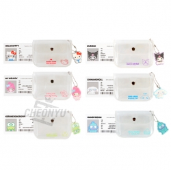 Sanrio Characters Clear Card Wallet