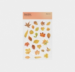 Epoxy Sticker_Pressed Fallen Leaf