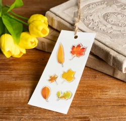 Epoxy Sticker_Pressed Fallen Leaf