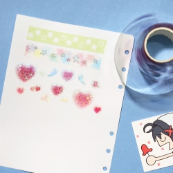 Be on :D Deco pocket A6 6hole binder file release paper refill 