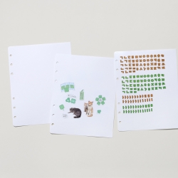 Be on :D Deco pocket A6 6hole binder file release paper refill 