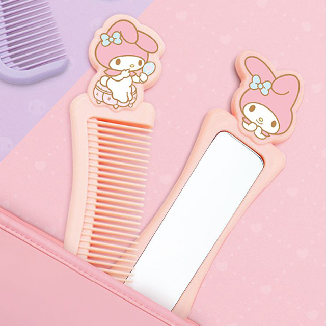 Sanrio Portable Comb and Mirror Set
