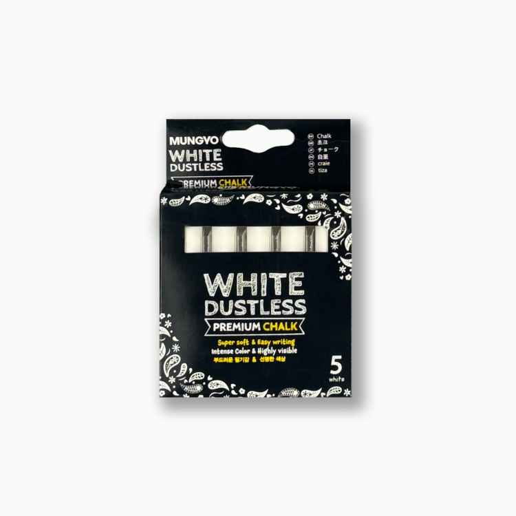 문교 프리미엄 분필 흰색