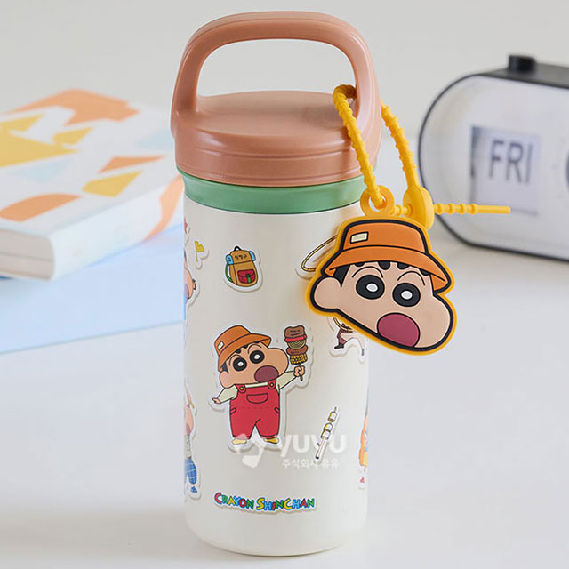 Crayon Shin-chan Keyring Sticker Tumbler 350ml