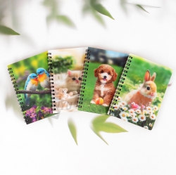 (new)fantastical 3D lenticular notebook, Random