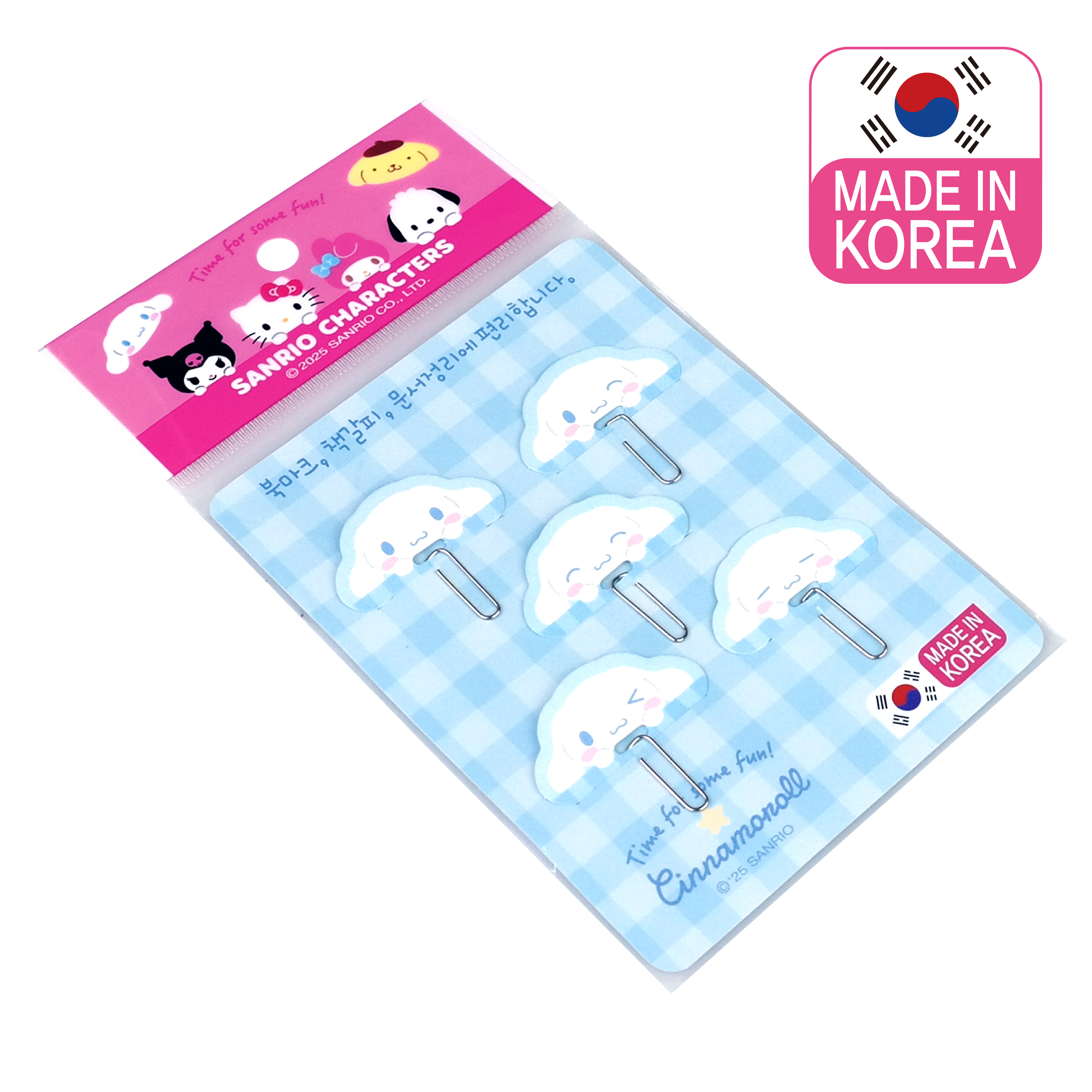 시나모롤 표시클립 (5개입)