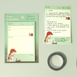 Anne of Green Gables Themed Sticky Notes