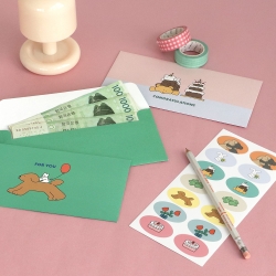 Cuddly Gift Envelope Set 