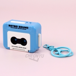 on air Cassette Recorder Keyring, Random