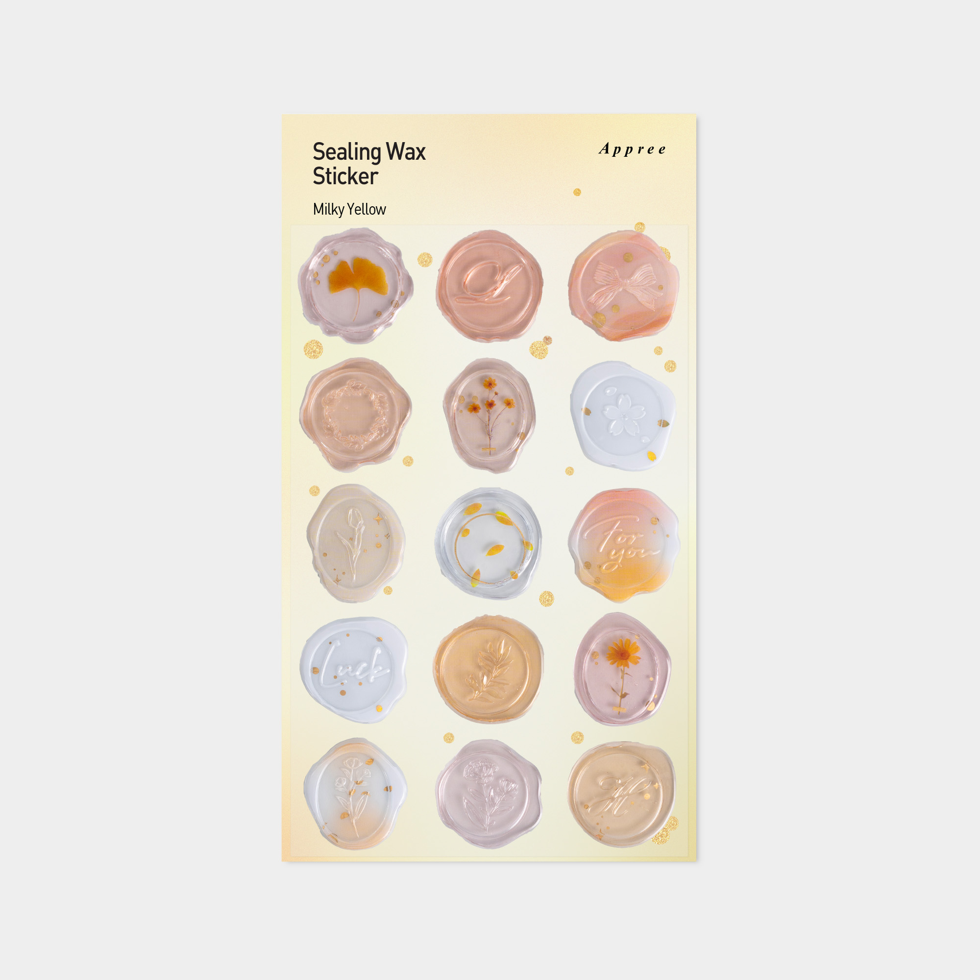 Sealing Wax sticker_Milky Yellow