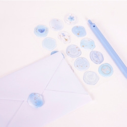 Sealing Wax sticker_Milky Blue