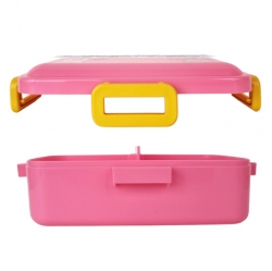 Bunny Conbini Dome-Shaped 1-Tier 4-Point Lock Lunch Box 530m