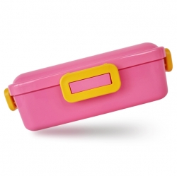 Bunny Conbini Dome-Shaped 1-Tier 4-Point Lock Lunch Box 530m