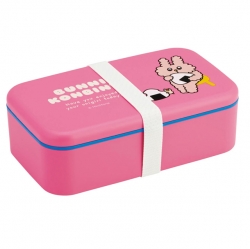 Bunny Conbini Large 1-Tier Lunch Box 1000ml (Includes Spoon and Fork)