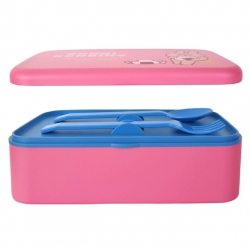 Bunny Conbini Large 1-Tier Lunch Box 1000ml (Includes Spoon and Fork)
