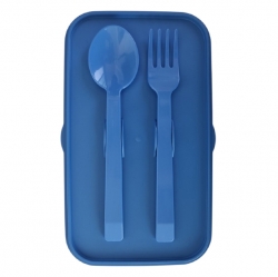 Bunny Conbini Large 1-Tier Lunch Box 1000ml (Includes Spoon and Fork)