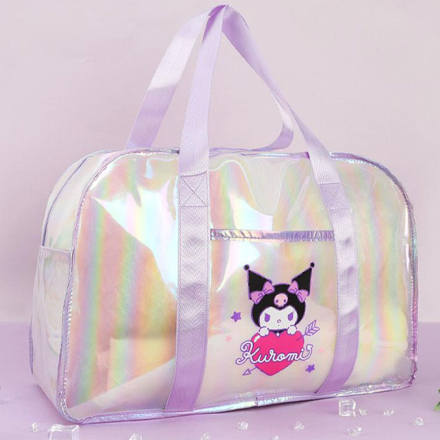 쿠로미 홀로그램 비치백