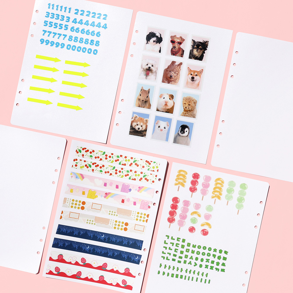 Be on :D Deco pocket 6hole binder A5 refill release paper