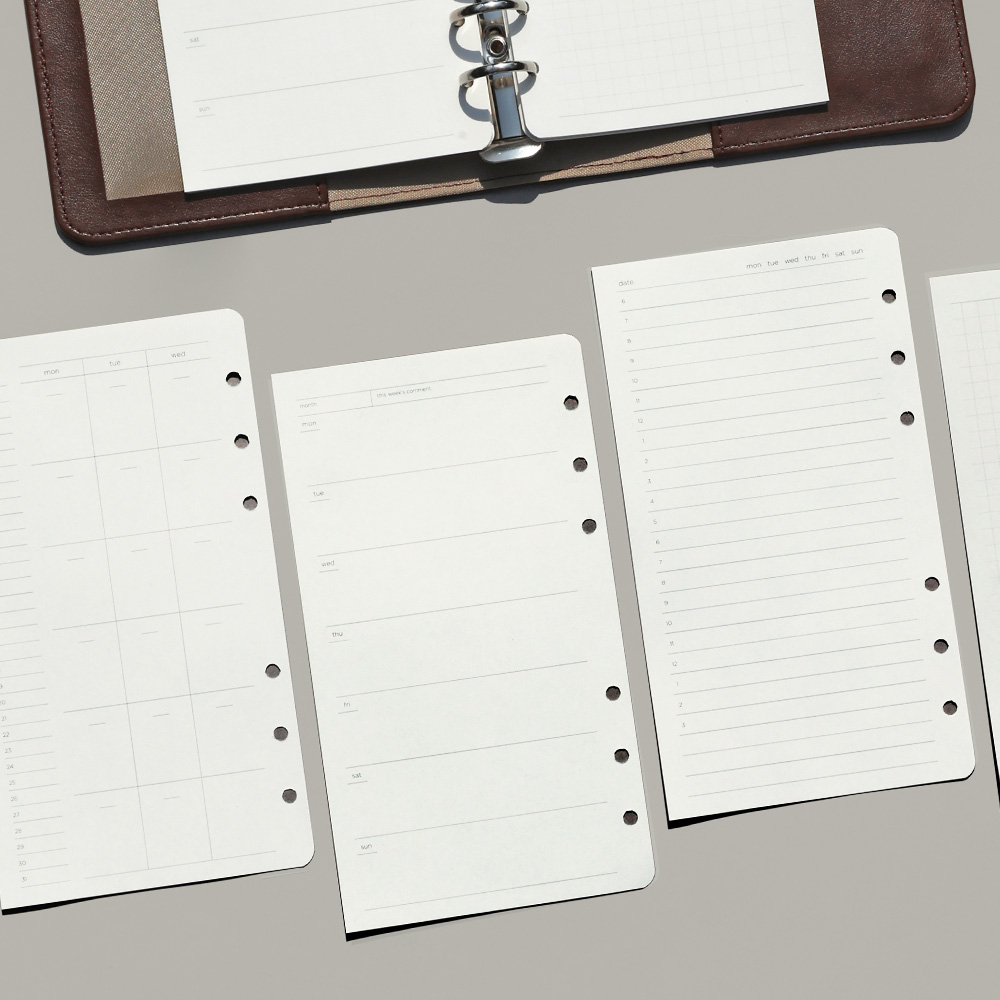 [A6] satin layer book refill paper - Release Paper