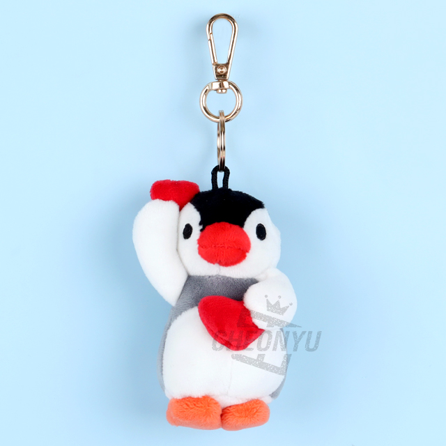 핑가 더블하트 가방고리 10cm