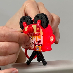 Popcorn Projector Keychain